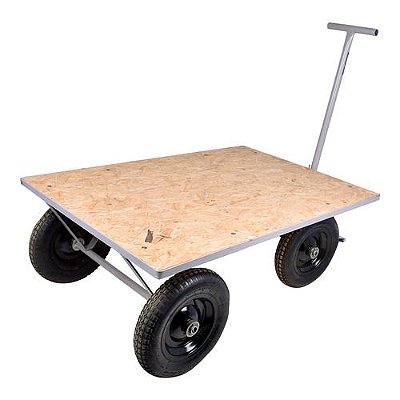 CARRO PLATAFORMA DE MADEIRA 600K 1200CX800LX442A - MARCON