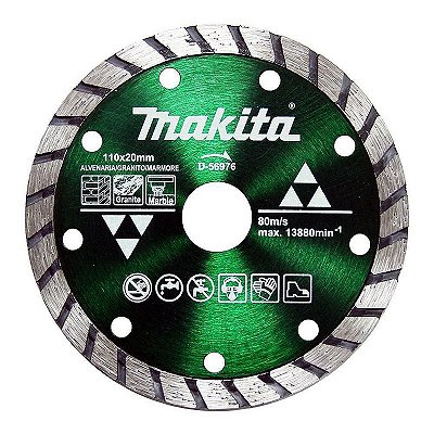 DISCO DIAMANT. MAX TURBO 4.3/8 110MM (MARM/GRAN/ALV) - D-56976 - MAKITA