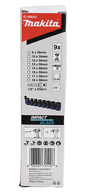 CONJ. SOQUETES DE IMPACTO ENC. 1/2 POL - MAKITA