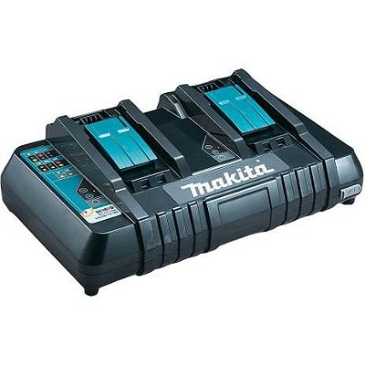 MAKITA - CARREGADOR DE BATERIA DUPLO 127V DC18RD 2BAT (LXT)