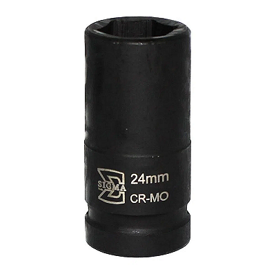 SOQUETE IMPACTO LONGO 3/4POL. 24MM (PRETO) - SIGMA