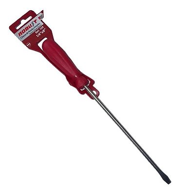 CHAVE DE FENDA SIMPLES 215R - 1/4 X 8 (VERMELHA) - GEDORE