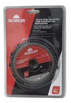 DISCO P/ MADEIRA CORRENTE 4.1/2X7/8 P/ ESMERILHADEIRA - WORK