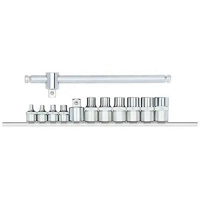 SOQUETE 1/2 - 3/8 TIPO TORX E8-E20 REF.R58018012 12PCS (JG)