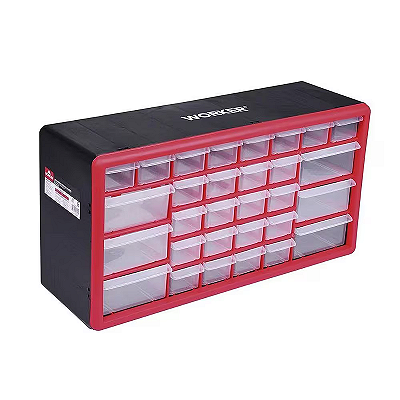 ORGANIZADOR PLASTICO MULTIUSO 30 GAVETAS - WORKER