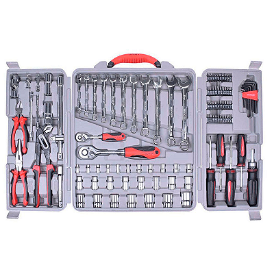 JOGO DE FERRAMENTAS (JG C/ 110 PCS) C/ MALETA - WORKER