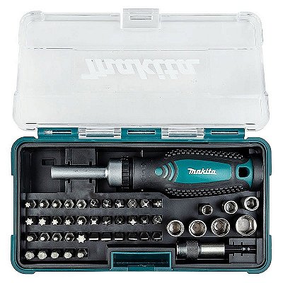 JOGO DE BITS C/ CHAVE MANUAL 47 PCS - MAKITA