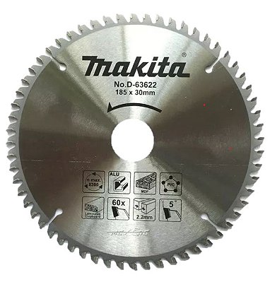 LAMINA DE WIDEA 7 1/4 POL. 60D MULTIUSO - MAKITA