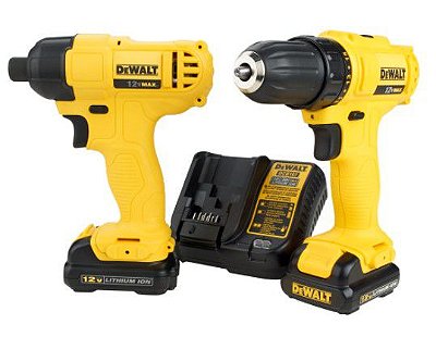 PARAFUSADEIRA/FURADEIRA  COMBO BAT. 12V 110V - DEWALT