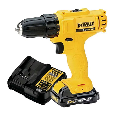 PARAFUSADEIRA/FURADEIRA 3/8 12V 1BAT C/CAR ION BIVOLT - DEW