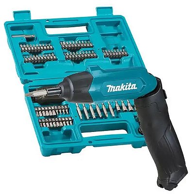 PARAFUSADEIRA A BATERIA 3.6V 110/220V (KIT 81PCS) C/ MALETA