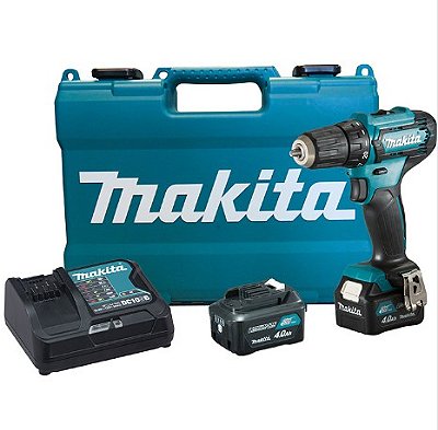 PARAFUSADEIRA/FURADEIRA 3/8 12V 2BAT (C/ CAR C/ MAL) - MAKIT