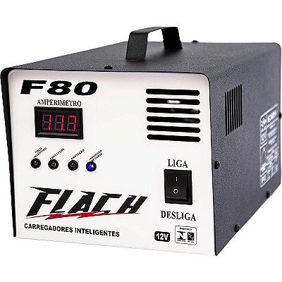 CARREGADOR DE BATERIA INTELIGENTE F80 127/220V 80A 12V