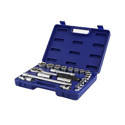 SOQUETE IMPACTO CURTO 1/2 CRV R010122 - (JG) 22 PCS - BOVENA