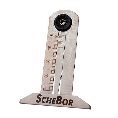 MEDIDOR DE PROFUNDIDADE 30MM ACO INOX R9061C - SCHEBOR