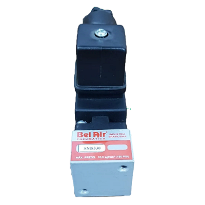 BEL AIR - VALVULA SOLENOIDE 1/8 3/2 MNI 220VCA SM8330-5
