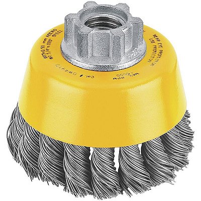 DEWALT - ESCOVA COPA TRANCADA 3POL.