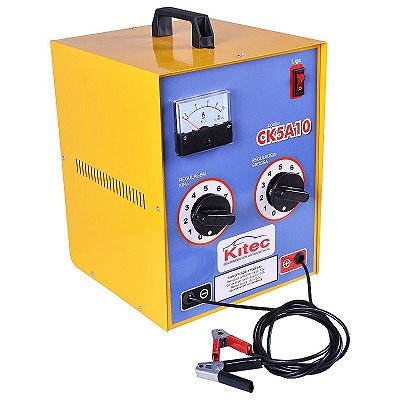 CARREGADOR DE BATERIA CK5A10 127/220V 70A 12V CARGA LENTA
