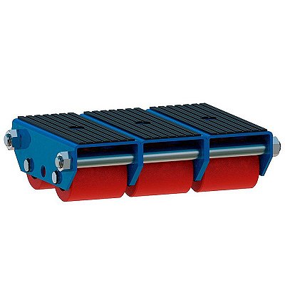 TARTARUGA TRASEIRA 6 TON - RODA POLIURETANO - BOVENAU