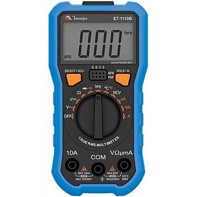 MULTIMETRO DIGITAL ET-1110B TRUE RMS CAT II 600V - MINIPA