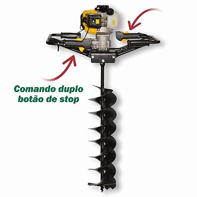 PERFURADOR DE SOLO BFG520 2T C/ PEG. DUPLO S/ BROCA GASOLINA