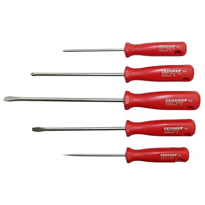 JOGO DE CHAVE DE FENDA/PHILLIPS R38001005 C/5PCS - GEDORE RE