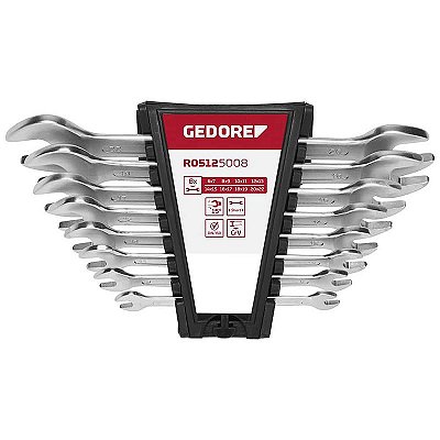 CHAVE FIXA 6 A 32MM R05125012 (12 PCS) - GEDORE
