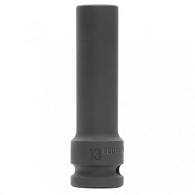 Soquete Impacto Longo Sextavado 1/2" 14MM (PRETO) R63001416  - 3300544 GEDORE