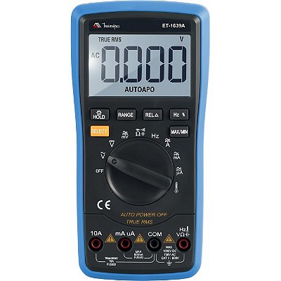 MULTIMETRO DIGITAL ET-1639A CAT III 600V - MINIPA