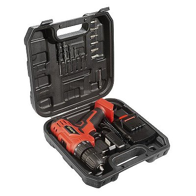PARAFUSADEIRA/FURADEIRA 3/8 127/220V 16V C/CAR C/MAL - SCHUL