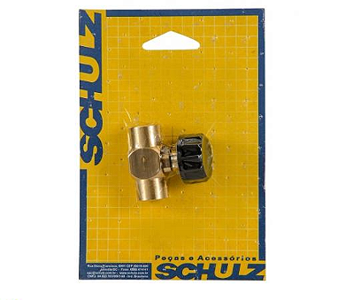 SCHULZ - REGISTRO REGULADOR 1/4 NPT C/ ROSCA FEMEA CURTO