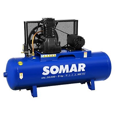 COMPRESSOR DE AR SRI 20/200 220V 5CV 2P 60HZ - SOMAR