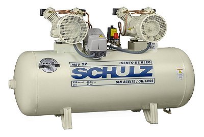 COMPRESSOR DE AR MSV 12 /200L 220V  60HZ ISENTO DE OLEO