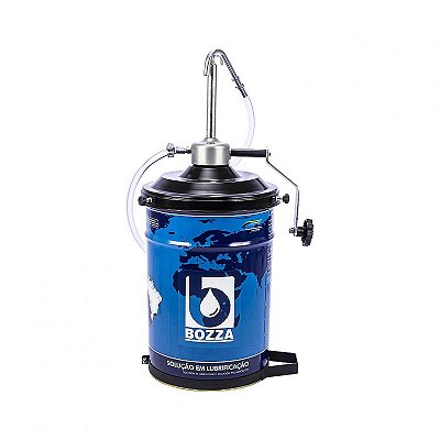BOMBA MANUAL P/ OLEO  20 LT 8032-R20 C/ RECIP. OVAL S/ CARRO