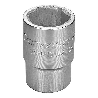 SOQUETE SEXT. CURTO 3/4X24MM TRAMONTINA PRO