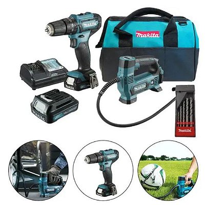 PARAFUSADEIRA/FURADEIRA 3/8 COMBO 2BAT (C/ CAR)C/ COMPRESSOR