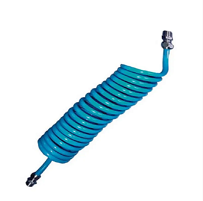 MANGUEIRA ESPIRAL PU 8X6MM 7,5 METROS 1/4 LUBEFER