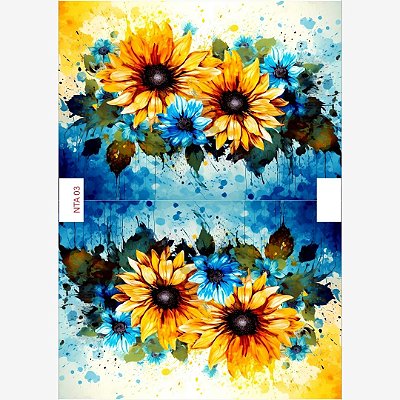 Necessaire Trapézio - Flores