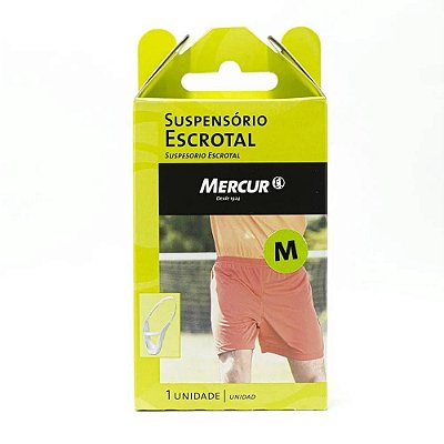 Suspensório Escrotal Mercur Preto Sustentação Anatômica