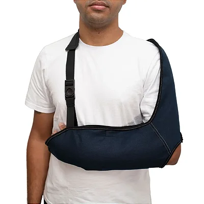 Tipoia Estabilizadora Velpeau com Orifício - Azul Marinho