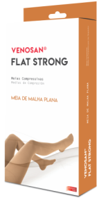 Meia Compressiva 3/4 Flat Soft AD Curta 20-30 MMHG Venosan