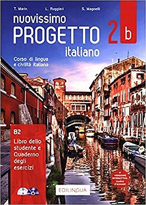 Nuovissimo Progetto Italiano 2B – Libro Dello Studente + Quaderno Degli Esercizi Dvd Video + CD Audio