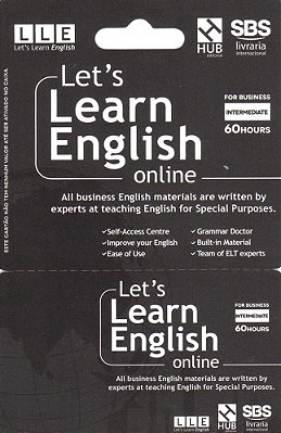 Let's Learn English Card - For Business - Intermediate (6 Months)