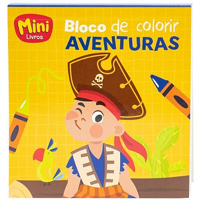 Minibloco De Colorir(a): Aventuras