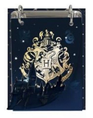 Caderno Argola Mini Harry Potter Em Pvc Cristal (Cód. 4567)