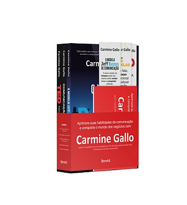 Combo Carmine Gallo: Aprimore Suas Habilidades De Comunicação E Conquiste O Mundo Dos Negócios - 1ª Edição 2023