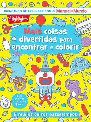 Mais Coisas Divertidas Para Encontrar E Colorir - Livro 2 Livro De Coisas Divertidas Para Encontrar E Colorir..-
