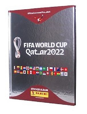 Album Capa Dura Prata Copa Do Mundo Qatar 2022