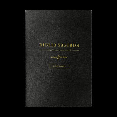 Bíblia Nvi, Couro Soft, Preto, Letra Grande, Com Espaço Para Anotações, Leitura Perfeita..-