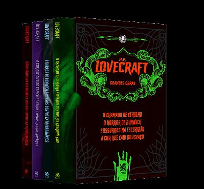 Grandes Obras De H. P Lovecraft | Box Com 4 Livros